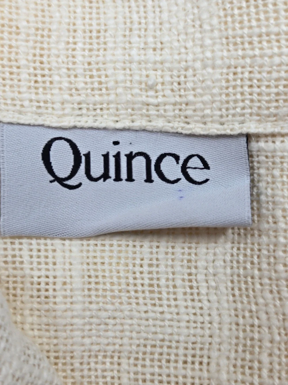 NWT QUINCE Set Of 2 48x96 Cotton Sheer Curtains Ivory 9750